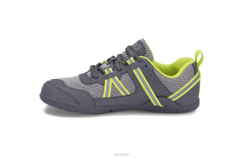 Zapatilla para correr y fitness prio - niños gris / lima 040J285 Xero Shoes
