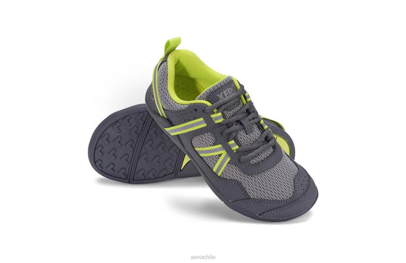 Zapatilla para correr y fitness prio - niños gris / lima 040J285 Xero Shoes