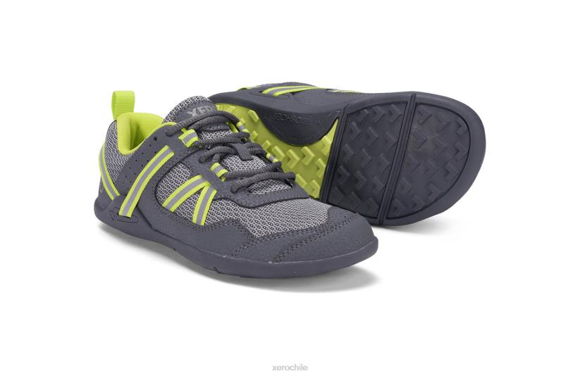 Zapatilla para correr y fitness prio - niños gris / lima 040J285 Xero Shoes