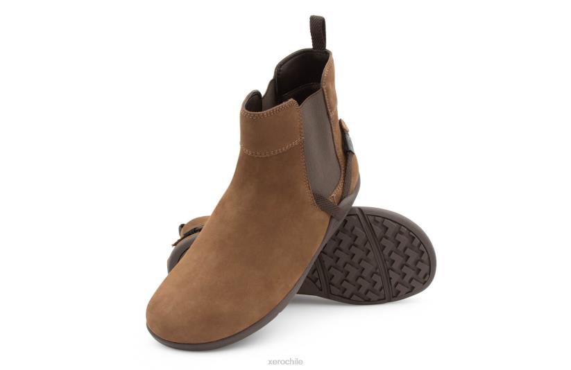 tari - botín chelsea de piel para mujer caramelo 040J219 Xero Shoes