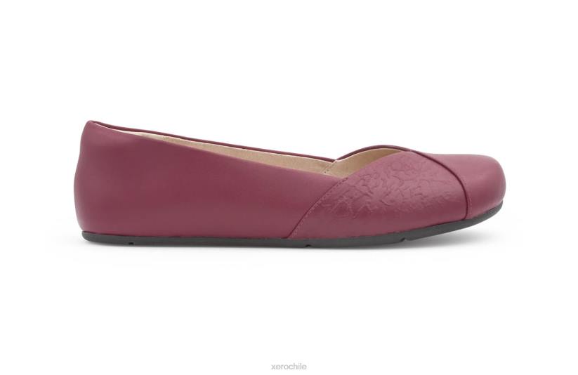 cuero fénix - piso elegante para mujer frambuesa 040J178 Xero Shoes