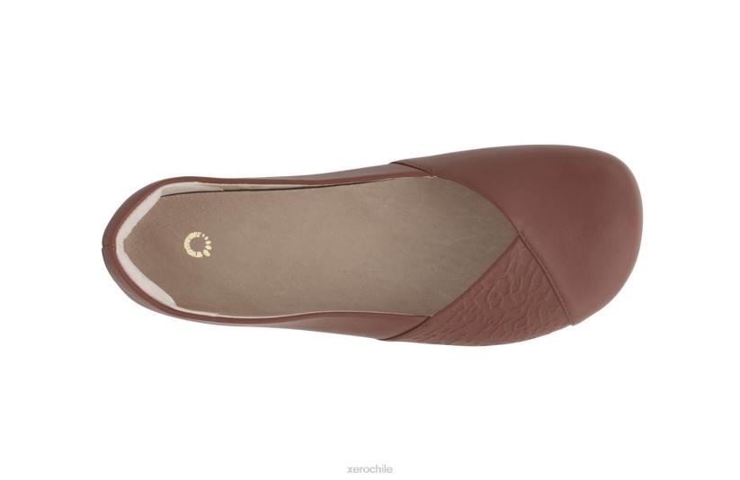cuero fénix - piso elegante para mujer marrón 040J163 Xero Shoes