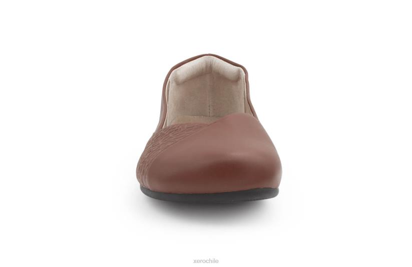 cuero fénix - piso elegante para mujer marrón 040J163 Xero Shoes