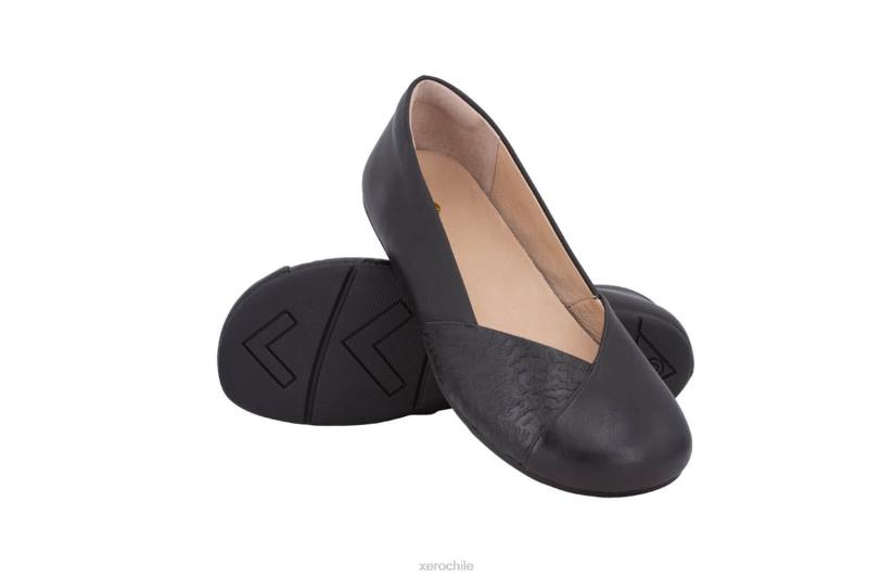cuero fénix - piso elegante para mujer negro 040J164 Xero Shoes
