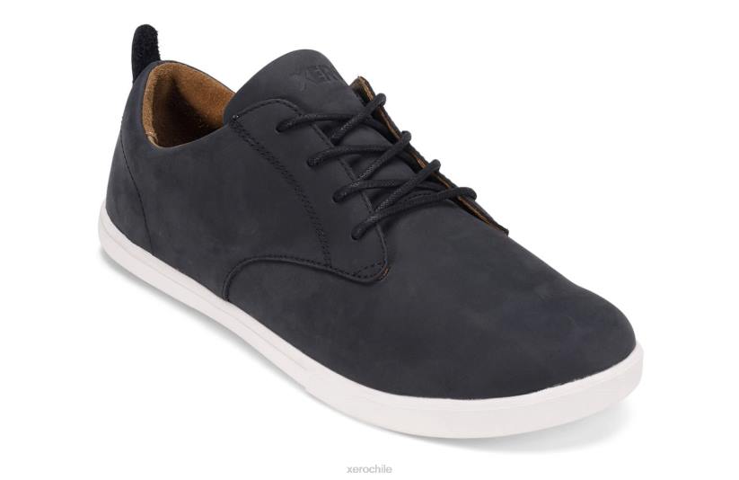 glenn - zapato de vestir-casual de cuero para hombre blanco negro 040J50 Xero Shoes