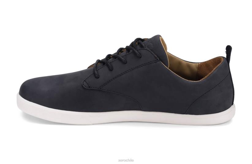 glenn - zapato de vestir-casual de cuero para hombre blanco negro 040J50 Xero Shoes