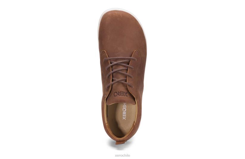 glenn - zapato de vestir-casual de cuero para hombre marrón 040J51 Xero Shoes