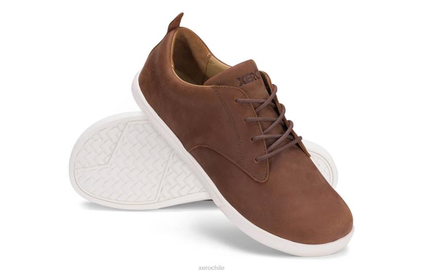 glenn - zapato de vestir-casual de cuero para hombre marrón 040J51 Xero Shoes