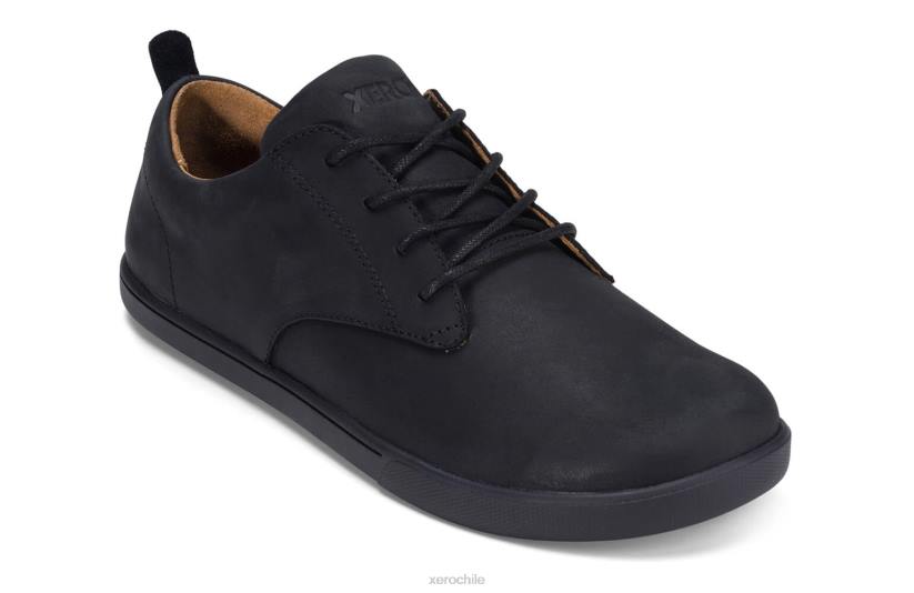 glenn - zapato de vestir-casual de cuero para hombre negro 040J52 Xero Shoes