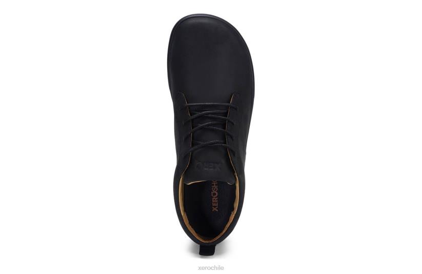 glenn - zapato de vestir-casual de cuero para hombre negro 040J52 Xero Shoes