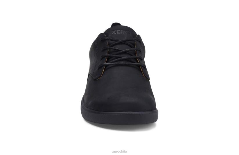 glenn - zapato de vestir-casual de cuero para hombre negro 040J52 Xero Shoes