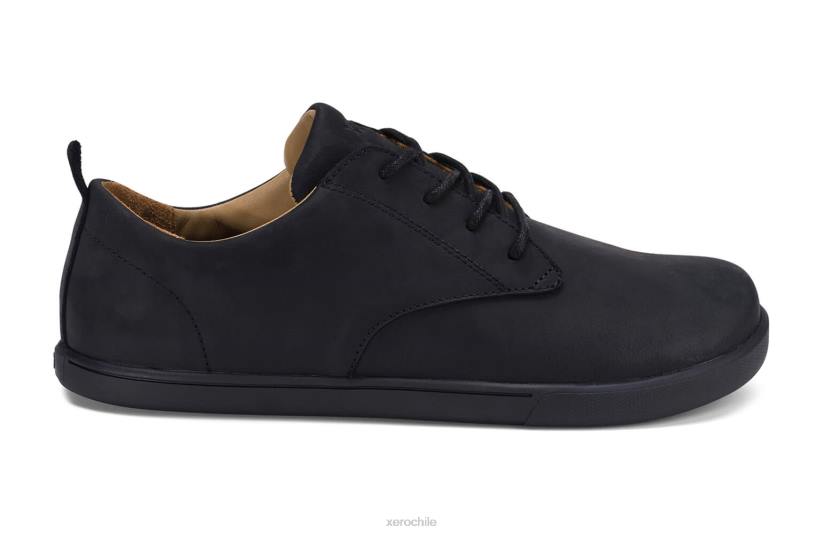 glenn - zapato de vestir-casual de cuero para hombre negro 040J52 Xero Shoes