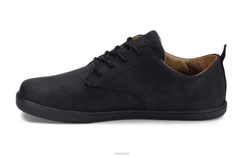 glenn - zapato de vestir-casual de cuero para hombre negro 040J52 Xero Shoes